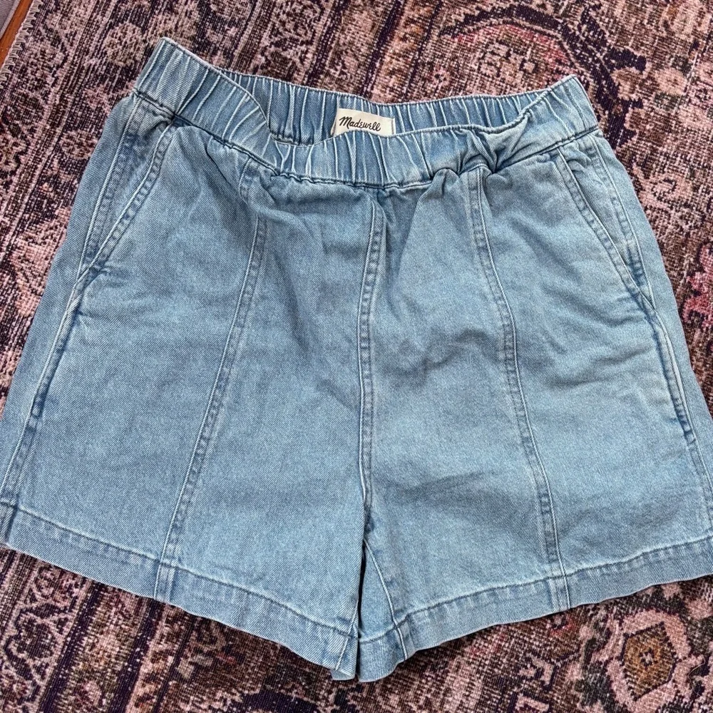 NWT Madewell pull on denim‎ shorts